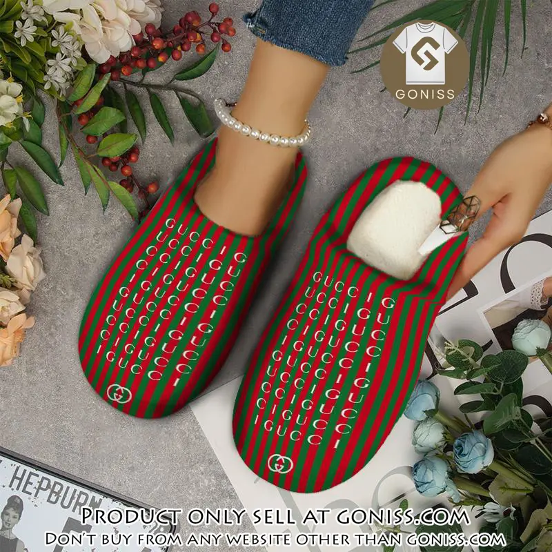Gucci fleece slippers luxury inhouse slippers ihs1014 gn0834545